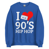 I Heart 90's Hip Hop Unisex Sweatshirt