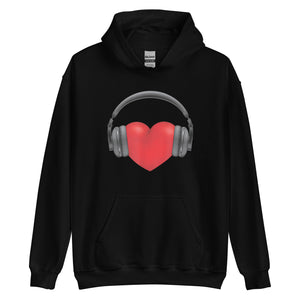 Heart Music Unisex Hoodie