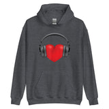 Heart Music Unisex Hoodie