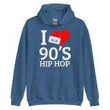I Heart 90's Hip Hop Unisex Hoodie