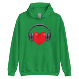 Heart Music Unisex Hoodie
