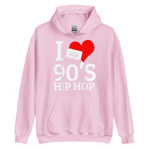 I Heart 90's Hip Hop Unisex Hoodie