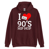 I Heart 90's Hip Hop Unisex Hoodie