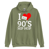 I Heart 90's Hip Hop Unisex Hoodie