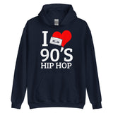 I Heart 90's Hip Hop Unisex Hoodie