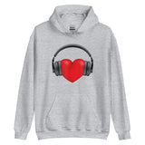 Heart Music Unisex Hoodie