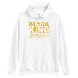 Black King Gold Letters